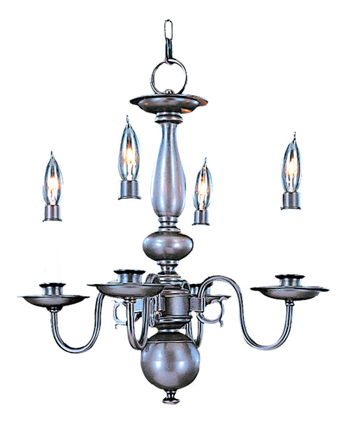 Framburg 9143 MB Jamestown Four Light Chandelier, Mahogany Bronze Main Image.jpg