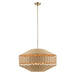 Kichler 52744CPZ Four Light Pendant, Champagne Bronze
