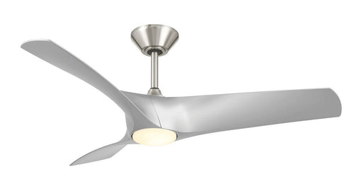 Modern Forms Fans FR-W2006-52L-BN/SL 52"Ceiling Fan, Brushed Nickel/Silver
