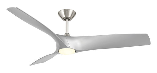 Modern Forms Fans FR-W2006-62L-BN/SL 62"Ceiling Fan, Brushed Nickel/Silver