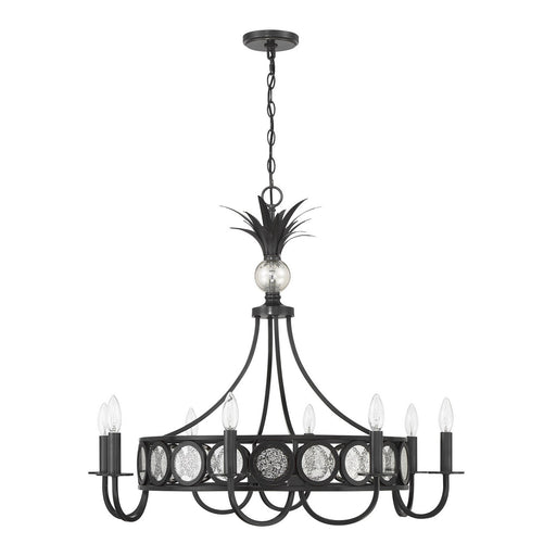 Savoy House 1-1205-8-188 Eight Light Chandelier, Black Tourmaline