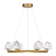 Savoy House 1-1237-6-322 LED Chandelier, Warm Brass
