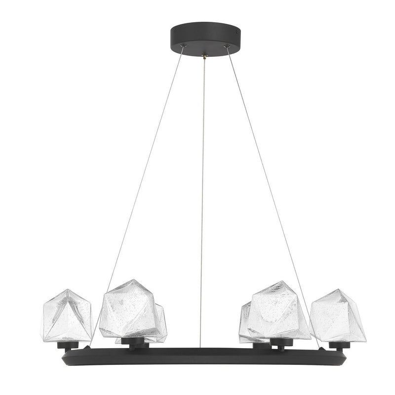 Savoy House 1-1237-6-89 LED Chandelier, Matte Black