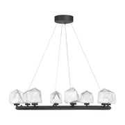 Savoy House 1-1238-8-89 LED Chandelier, Matte Black