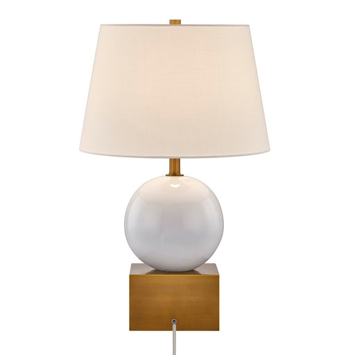 Savoy House 11-CD18-CB One Light Table Lamp, Ceramic/Brass
