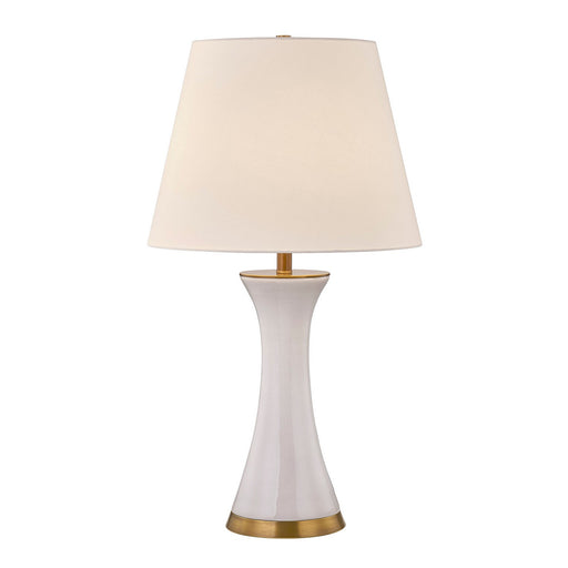 Savoy House 11-CD19 One Light Table Lamp, White
