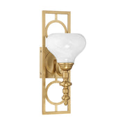 Savoy House 9-1607-1-322 One Light Wall Sconce, Warm Brass