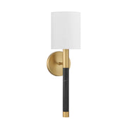 Savoy House 9-4607-1-322 One Light Wall Sconce, Warm Brass