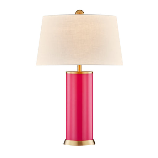 Savoy House 11-CD20-FR One Light Table Lamp, Fuchsia Rose