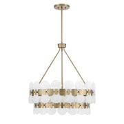 Savoy House 1-3606-5-127 Five Light Chandelier, Noble Brass