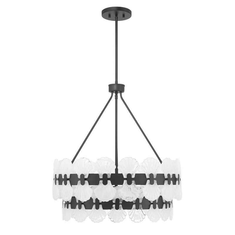 Savoy House 1-3606-5-89 Five Light Chandelier, Matte Black