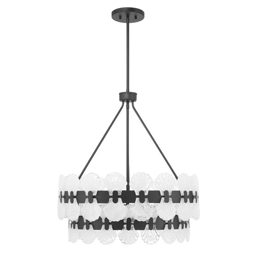 Savoy House 1-3606-5-89 Five Light Chandelier, Matte Black