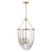 Savoy House 3-2999-3-322 Three Light Pendant, Warm Brass