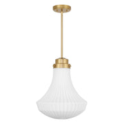Savoy House 7-0108-1-322 One Light Pendant, Warm Brass