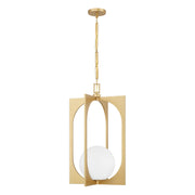Savoy House 7-3999-1-328 One Light Pendant, Spun Gold