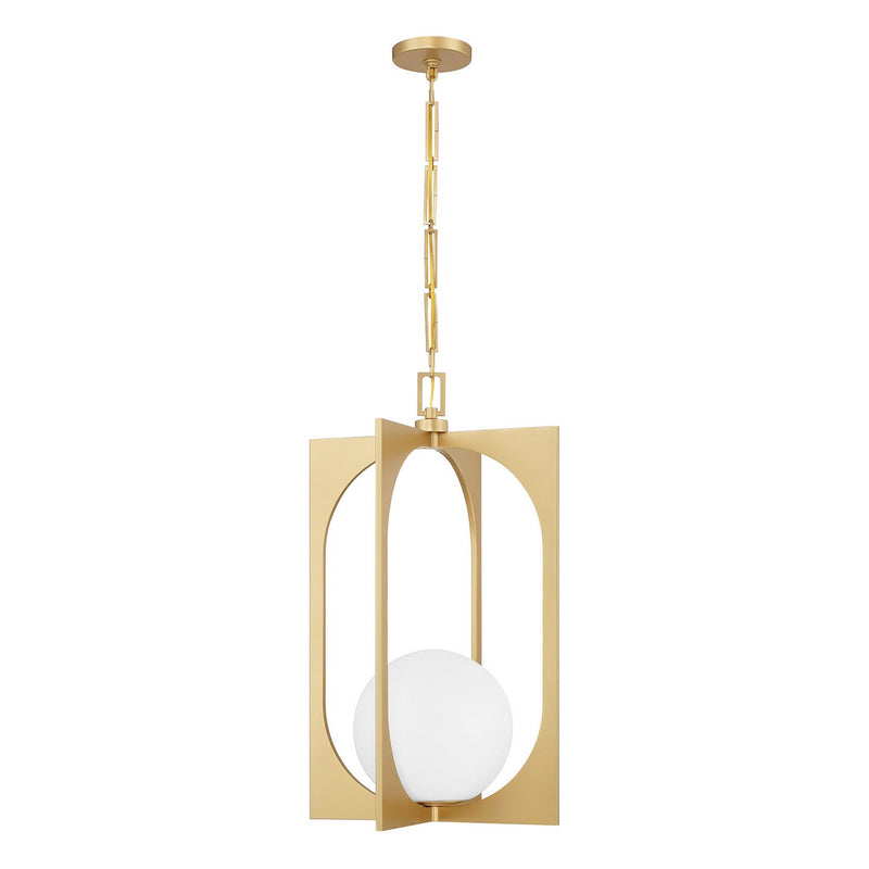 Savoy House 7-3999-1-328 One Light Pendant, Spun Gold