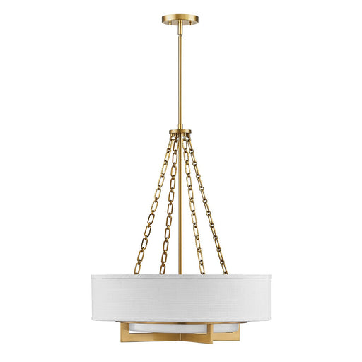 Savoy House 7-4999-4-322 Four Light Pendant, Warm Brass