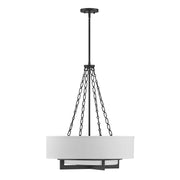 Savoy House 7-4999-4-89 Four Light Pendant, Matte Black
