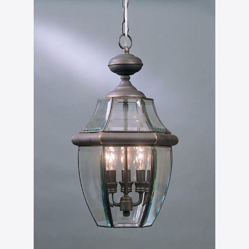 Quoizel NY1180Z Newbury Four Light Outdoor Hanging Lantern, Medici Bronze Main Image.jpg