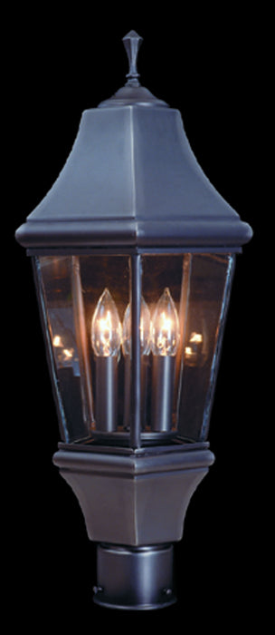 Framburg 8741 IRON Normandy Three Light Exterior Post Mount, Iron Main Image.jpg