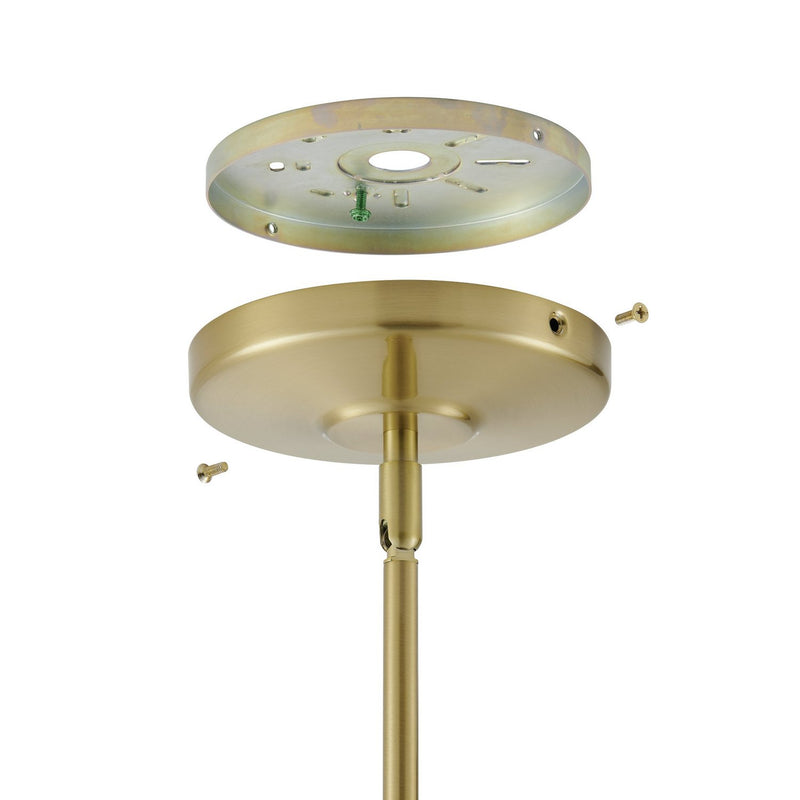 Thesis 206925A One Light Convertible Pendant, Brushed Gold (3)