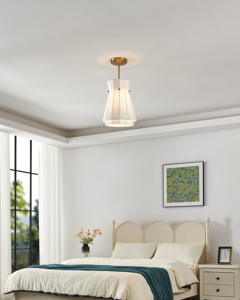 Thesis 206925A One Light Convertible Pendant, Brushed Gold (6)