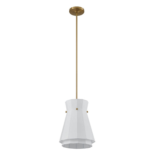 Thesis 206925A One Light Convertible Pendant, Brushed Gold