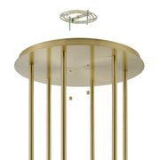 Thesis 206927A Six Light Chandelier, Brushed Gold (6)