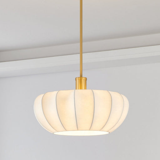 Thesis 206928A Four Light Convertible Pendant, Brushed Gold (2)