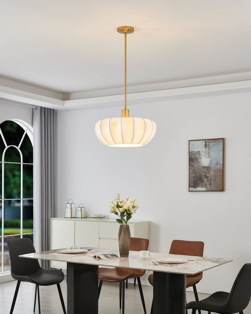 Thesis 206928A Four Light Convertible Pendant, Brushed Gold (6)