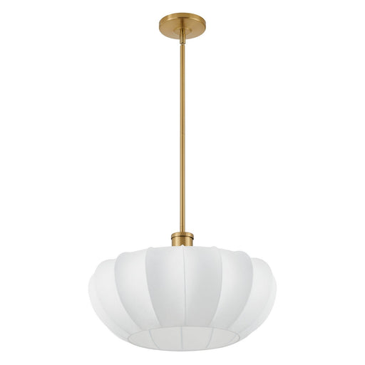 Thesis 206928A Four Light Convertible Pendant, Brushed Gold