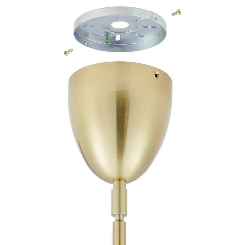 Thesis 206931A Six Light Pendant, Brushed Gold (6)
