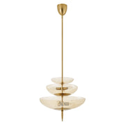 Thesis 206931A Six Light Pendant, Brushed Gold