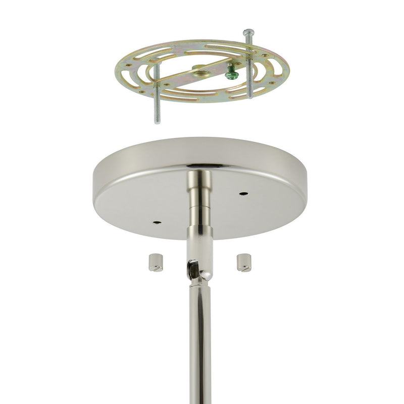 Thesis 206934A Eight Light Chandelier, Polished Nickel, Clear (3)