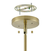 Thesis 206935A Eight Light Chandelier, Brushed Gold, Clear (3)