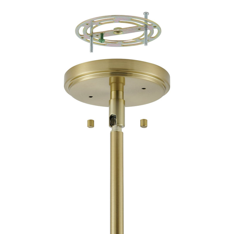Thesis 206941A Six Light Pendant, Brushed Gold (3)