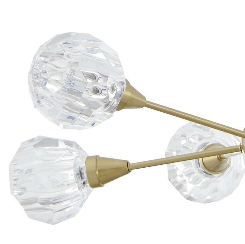 Thesis 206941A Six Light Pendant, Brushed Gold (4)