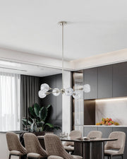 Thesis 206942A Six Light Pendant, Polished Nickel (5)