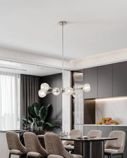 Thesis 206942A Six Light Pendant, Polished Nickel (6)