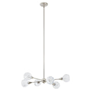 Thesis 206942A Six Light Pendant, Polished Nickel