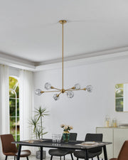 Thesis 206943A Six Light Pendant, Brushed Gold (5)