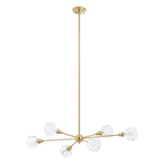 Thesis 206943A Six Light Pendant, Brushed Gold