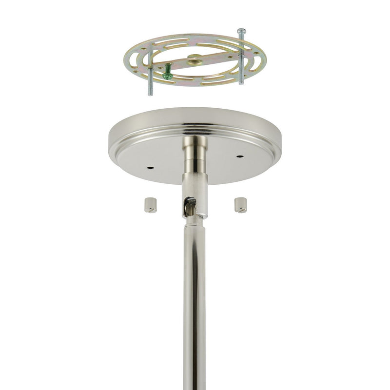 Thesis 206944A Six Light Pendant, Polished Nickel (3)
