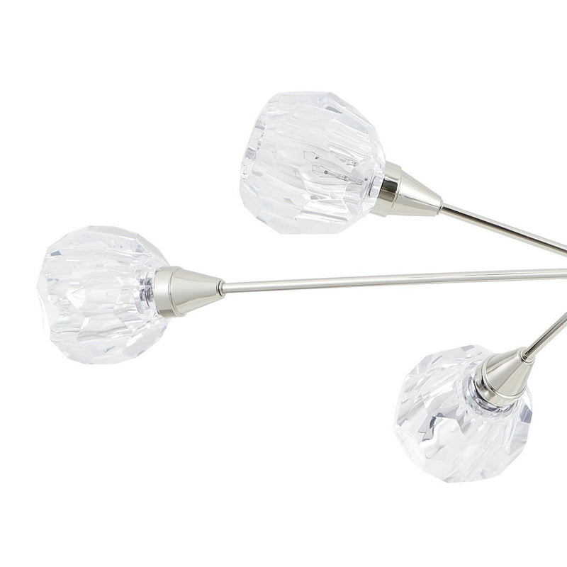 Thesis 206944A Six Light Pendant, Polished Nickel (4)