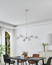 Thesis 206944A Six Light Pendant, Polished Nickel (5)