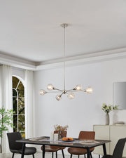 Thesis 206944A Six Light Pendant, Polished Nickel (6)