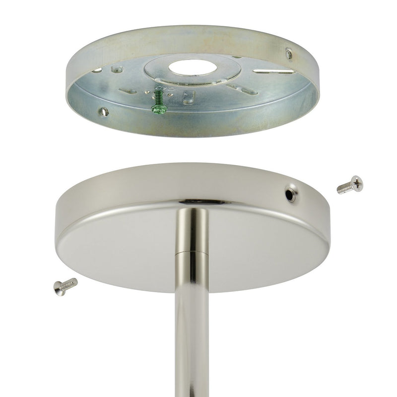 Thesis 206946A Three Light Semi-Flush Mount, Polished Nickel (5)