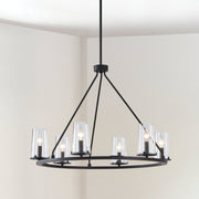 Thesis 206953A Six Light Chandelier, Matte Black (2)