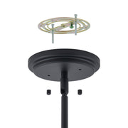 Thesis 206953A Six Light Chandelier, Matte Black (5)