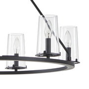 Thesis 206953A Six Light Chandelier, Matte Black (6)